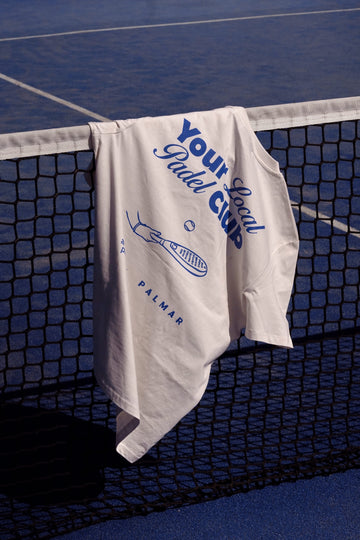 Off-white padel tee