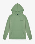 a super soft cotton blend hoodie sweatshirt in matcha green