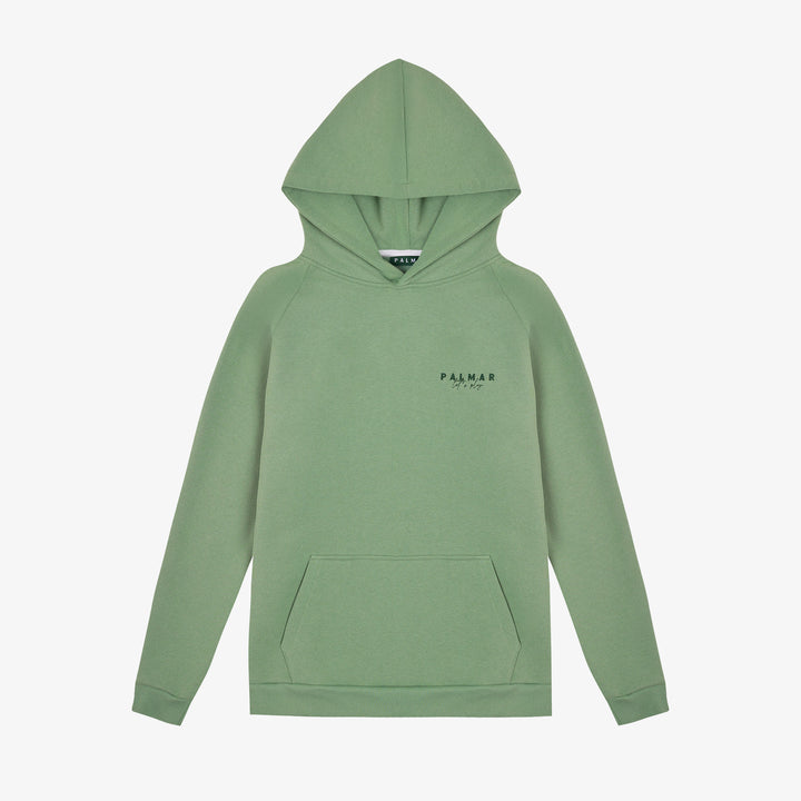 a super soft cotton blend hoodie sweatshirt in matcha green