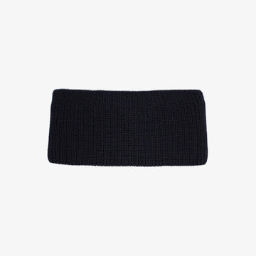 black merino headband for sports and everyday