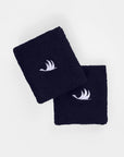 Frotka na nadgarstek do gry w tenisa. Tennis terry wrist bands in navy blue.