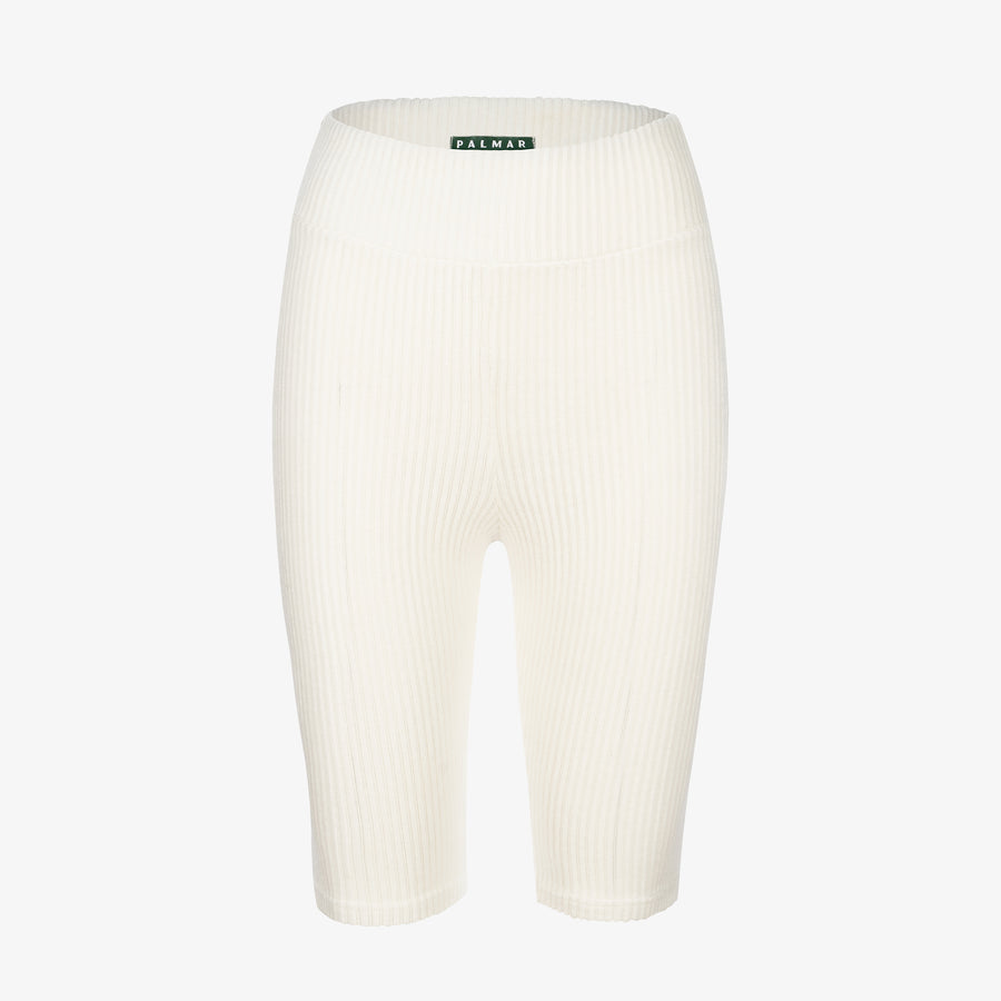 Bikery w prążek o wysokim stanie. Highwaist biker shorts. 